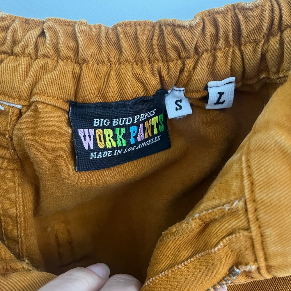 Big Bud Press Spicy Mustard Work Pants - Picture 4 of 5